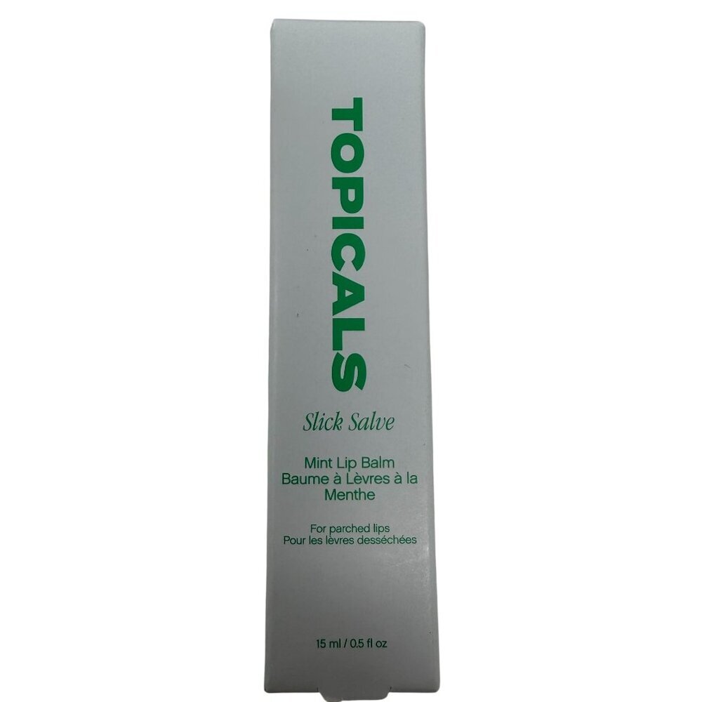 Topicals Slick Salve Mint Lip Balm 15ml  Hydrating Ceramides & Hyaluronic Acid